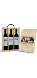 Jean Leon Vinya Le Havre - Estuche de madera 3 botellas
